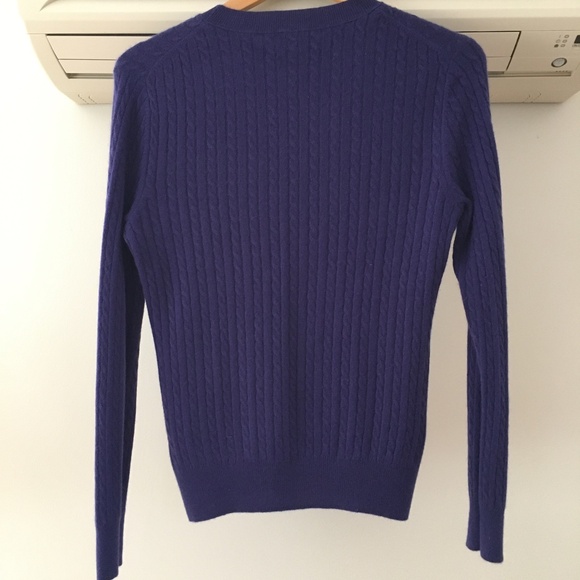 Cashmere cable knit sweater sz small - Picture 1 of 8